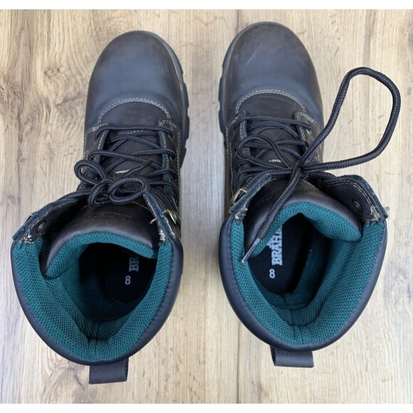 Brahma Steel Toe Oil Resistant Black Work Boots Size 8 ASTM F2413-18 main image 9